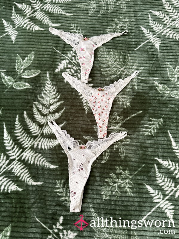 Laced Trimmed G String