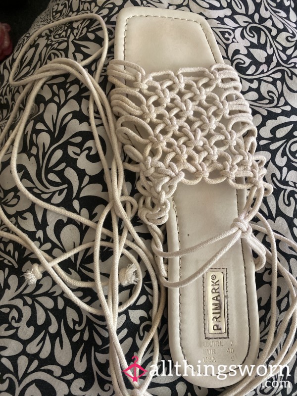 Laced Up Sandals