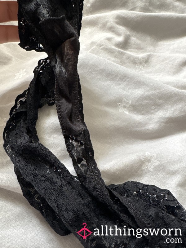 Laced Up Thongs