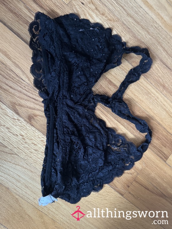 Lacey Black Bralette