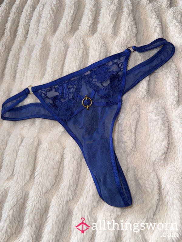 Lacey Blue Thong✨