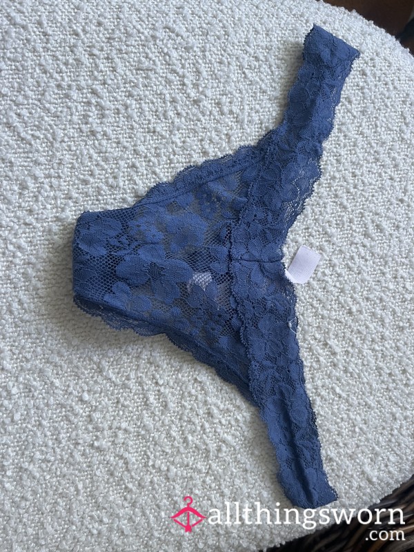 Lacey Blue Thong