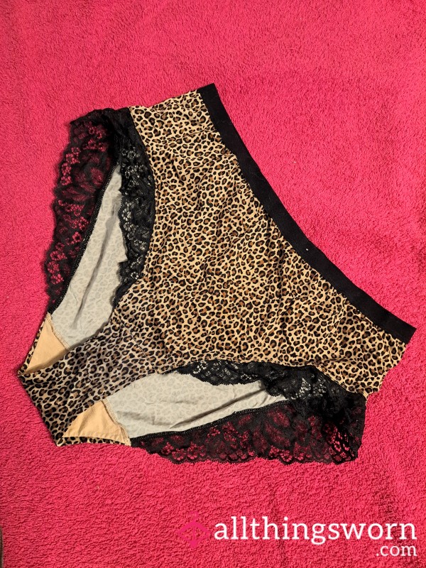 Lacey Cheetah Print Panties
