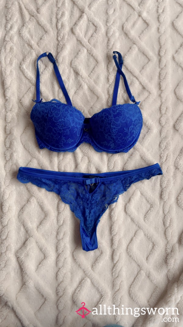 Lace Little Blue Set.