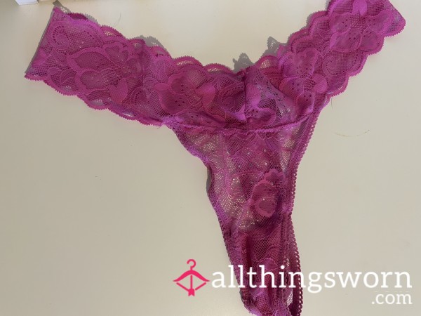 Lacey Little 🩷 Thong With Lots Of Wear