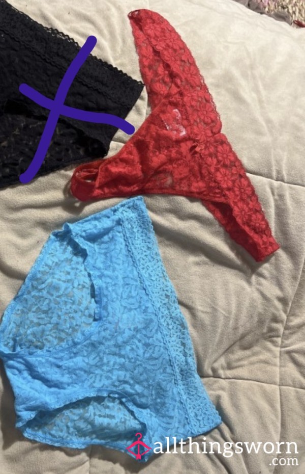 Lacey Panties Size XXL Pick Your Pair Comes With Seven Day Where
