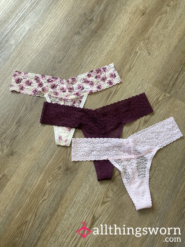 Lacey Panties Worn All Day
