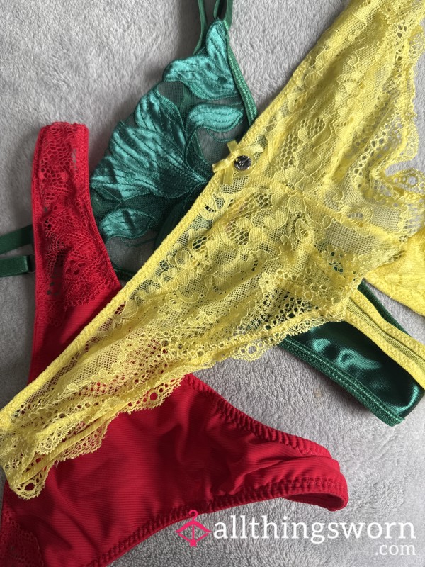 Lacey S**y Thongs, Worn