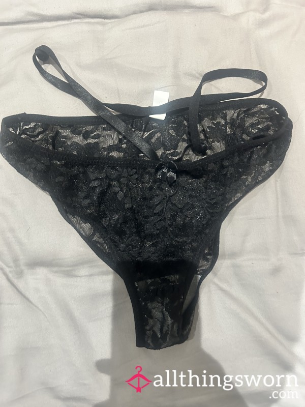 Lacey, Strappy, Worn French Knickers X