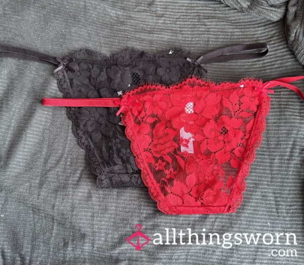 Lacey Thong/string Panties