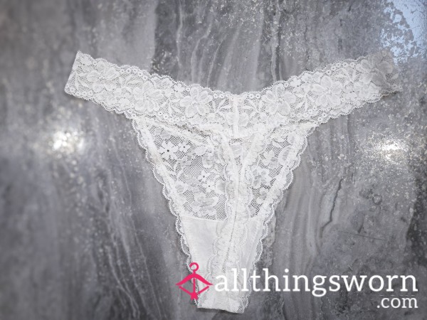 Lacey White Thong ❤︎₊ ⊹