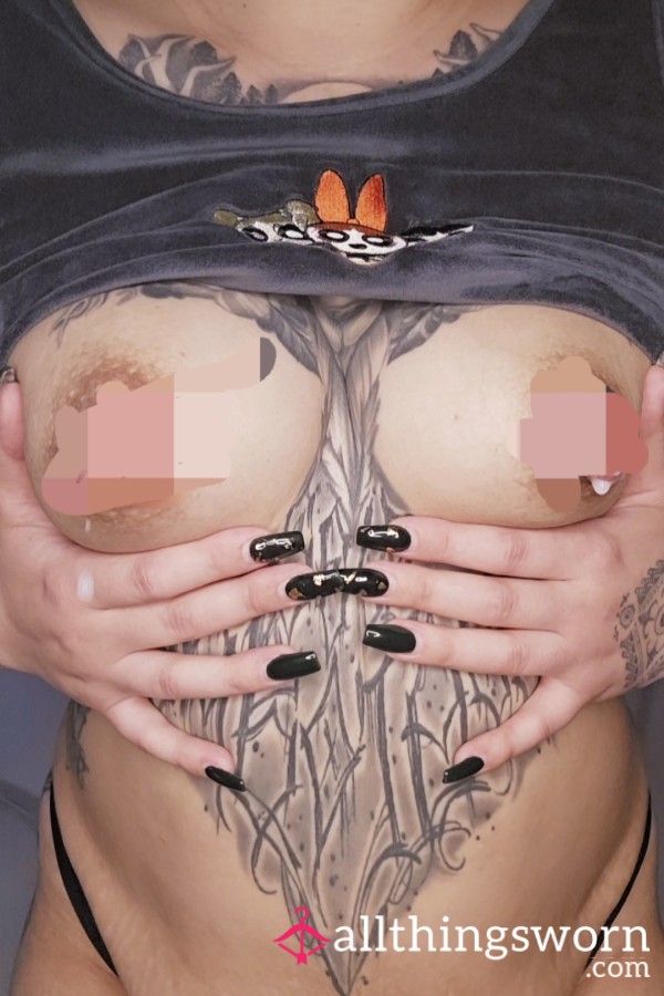 Lactating Nipple Stimulation Till Let Down & Leak 🤤 MILKY TITS