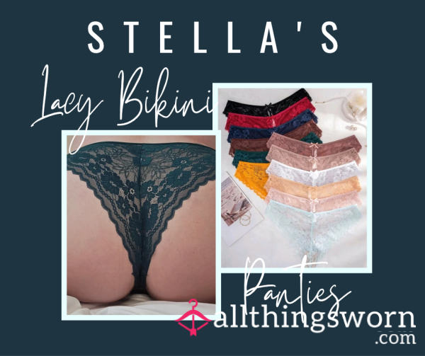 Lacy Bikini Collection: Panties (Various Colours - £20)