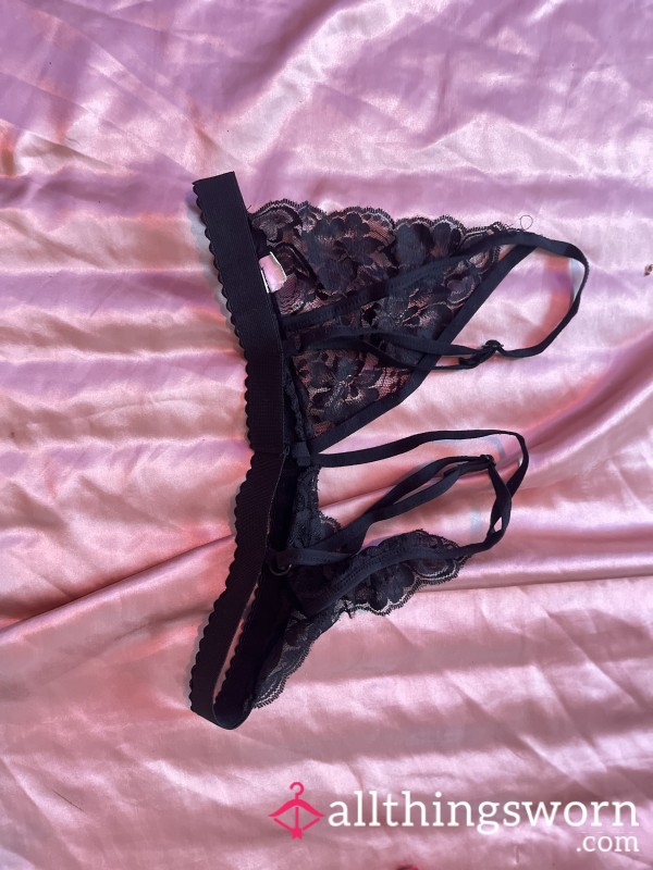 Lacy Black Bra