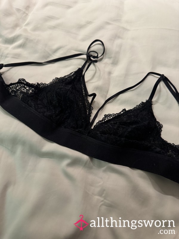 Lacy Black Bra