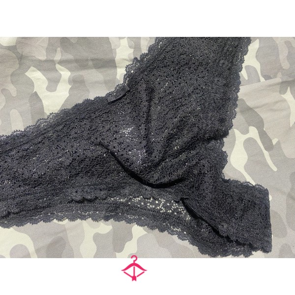 Lacy Black Brazilian Panties