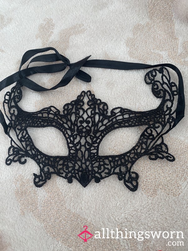 🖤 Lacy Black Eye Mask 🖤