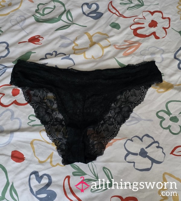 Lacy Black Knickers