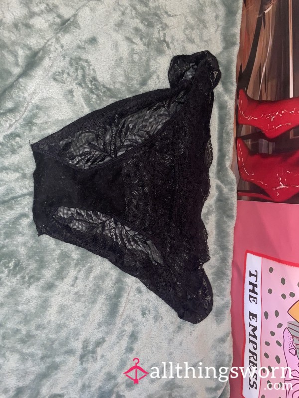Lacy Black Panties – Cla**ic, Intimate, Irresistible 🖤✨