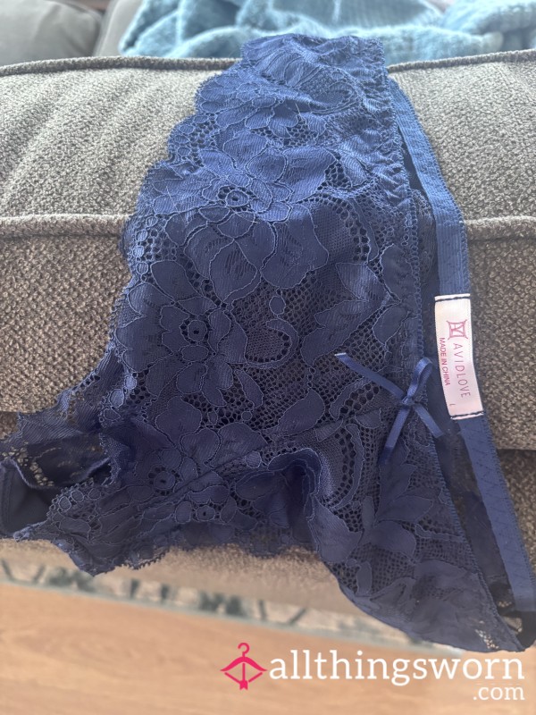 Lacy Blue Juicy Panties