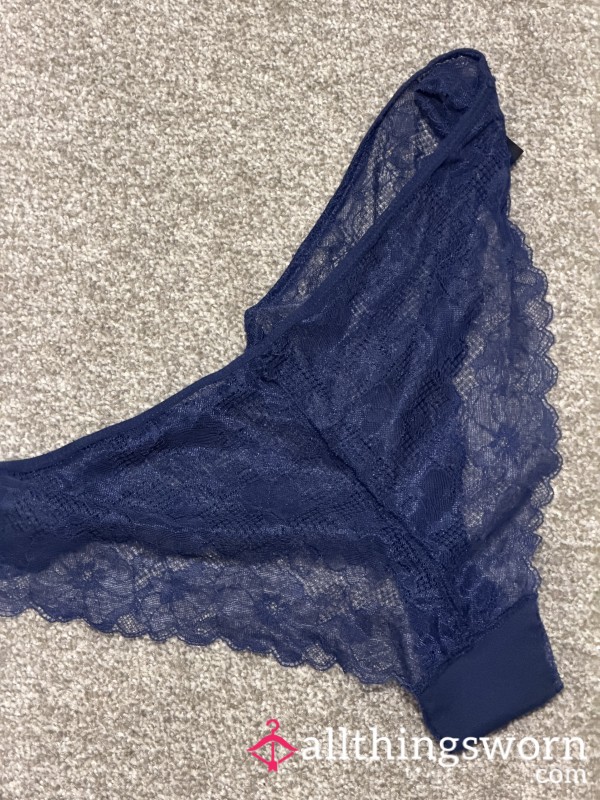 Lacy Blue Panties - Clinging To CC’s Curves & Soaking Up That Special Recipe 🧡