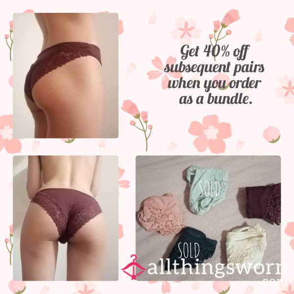 *Reduced*Lacy Brazilian Cut Panties