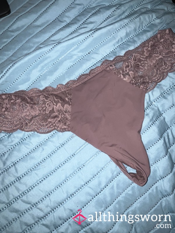 Lacy Custom Worn Thong