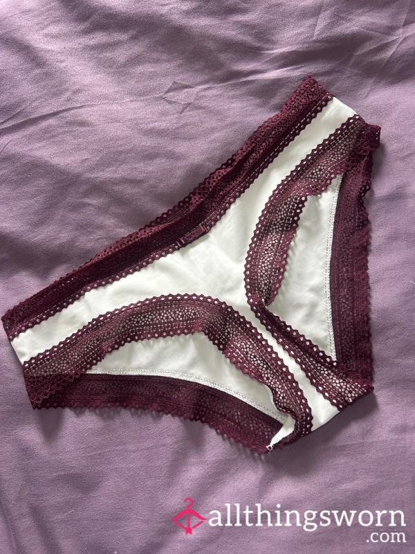 Lacy Edge Cheeky Panties 💋 Gym Worn For You 💋