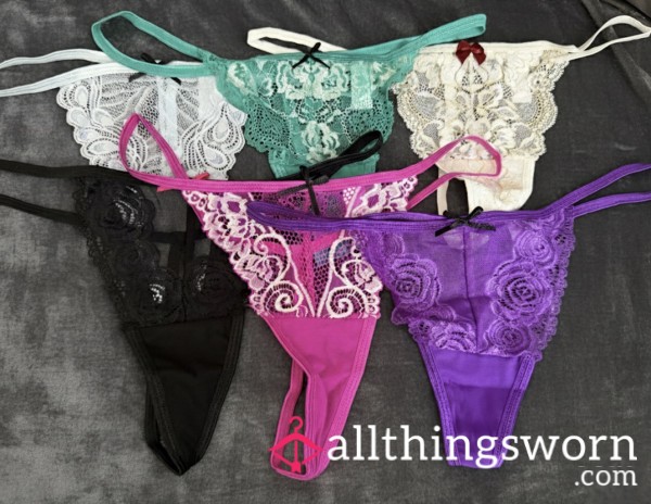 Lacy G-String Thongs