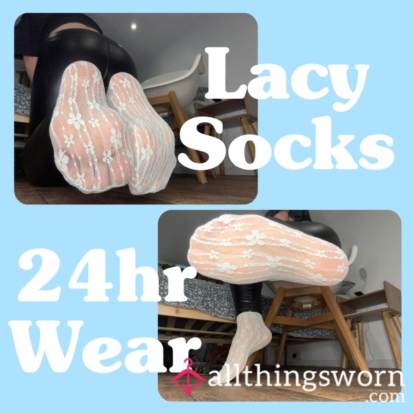 Lacy Nylon Socks