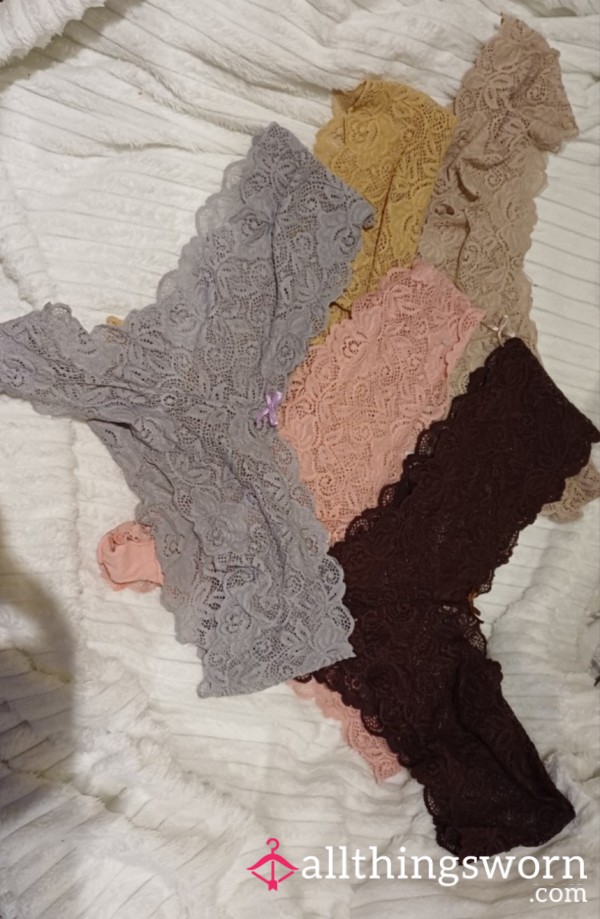 Lacy Panties Choose Your Colour