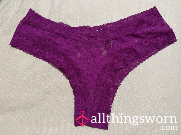 Lacy Plum Temptation – Soaked In Me And Worn Just For You 💜