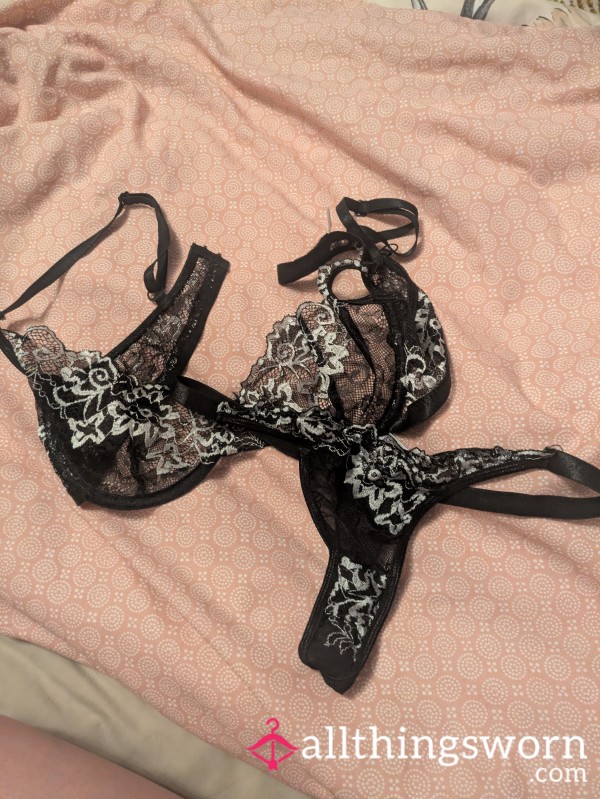 Lacy See Through Lingerie Set