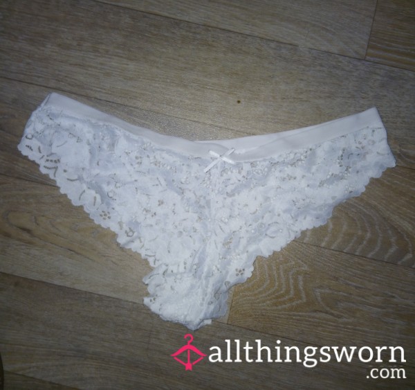 Lacy Thong With My Juice.