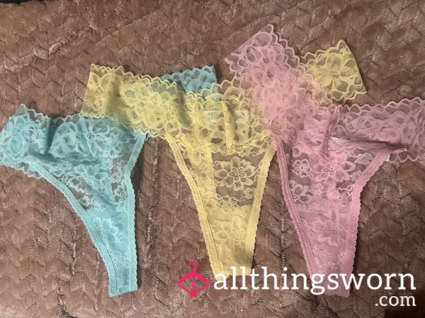 Lacy Thongs - Pick Your Pair And Book Your Wear 😘