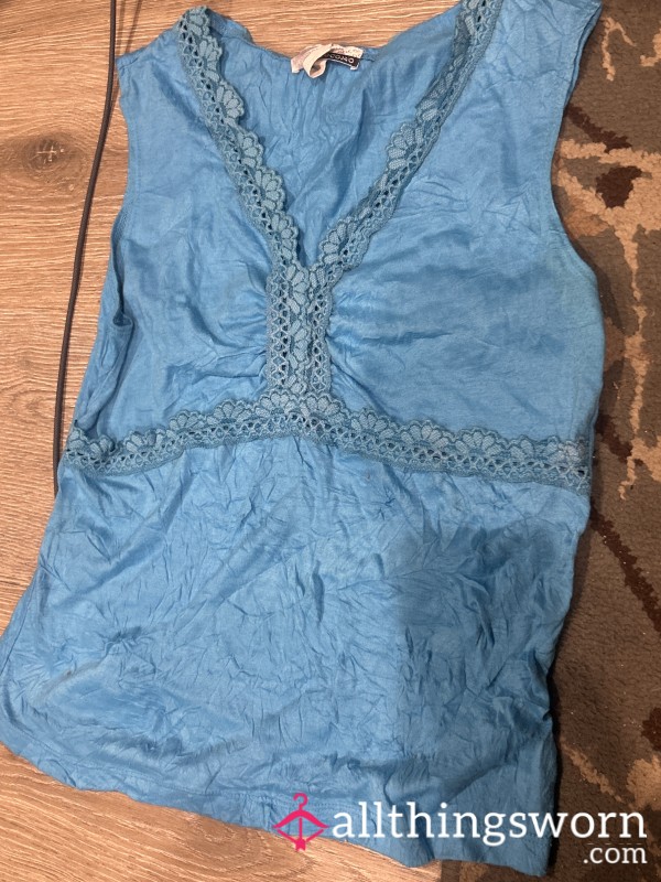 $20 Lacy Top Worn Without Bra