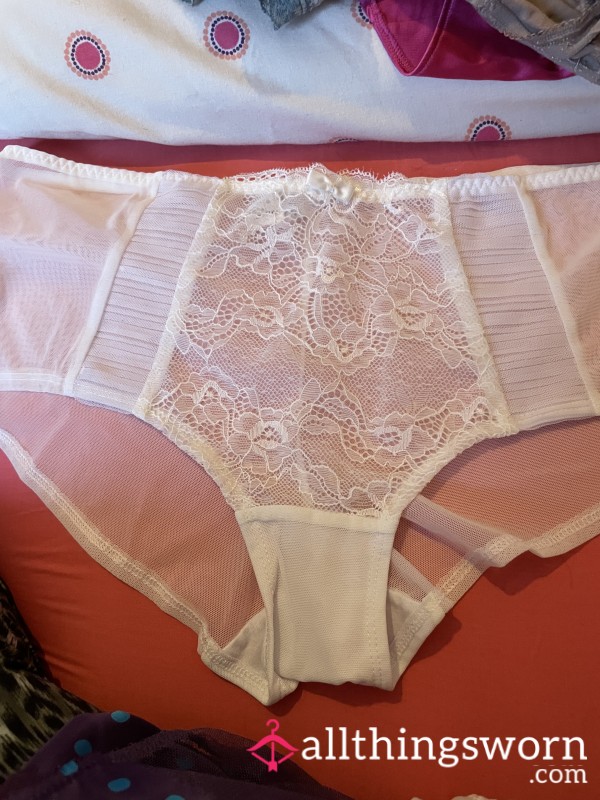 Lacy White Knickers