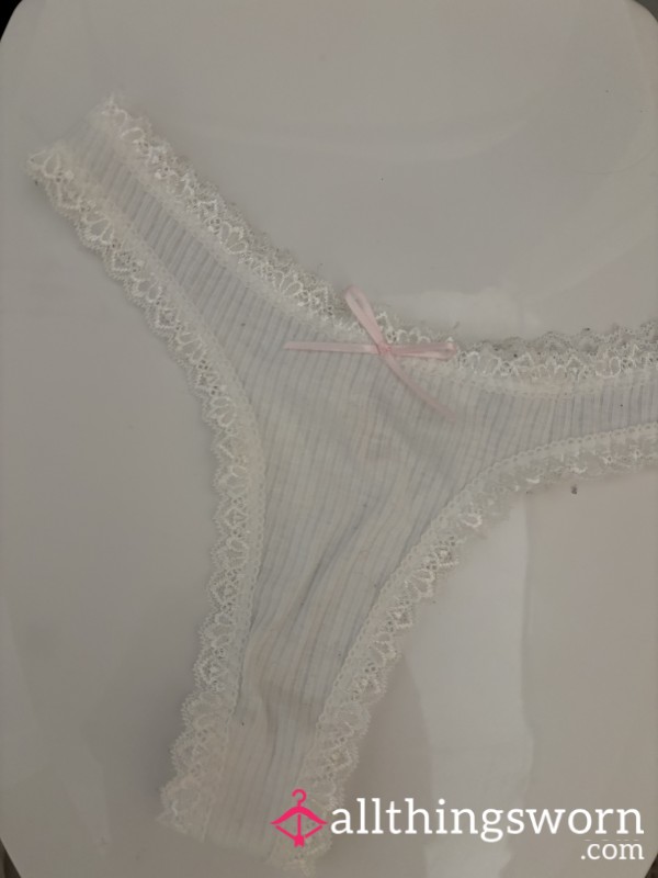 Lacy White Lingerie Panties
