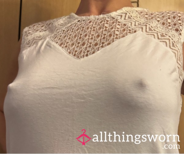 Lacy White Top
