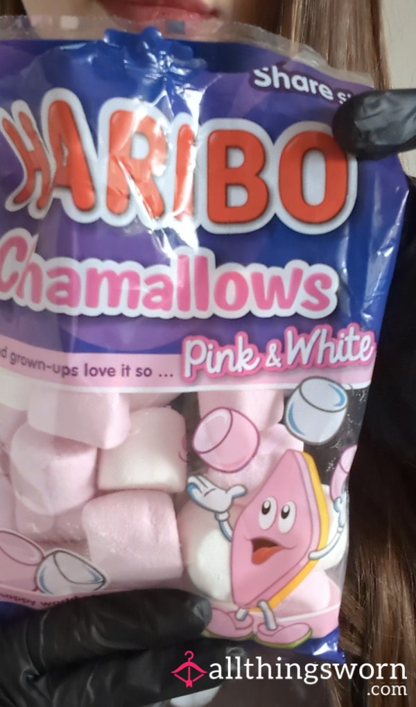 Lady Emilie’s Big Marshmallow Chew & Sp*t 🍬 Up Close (4min)