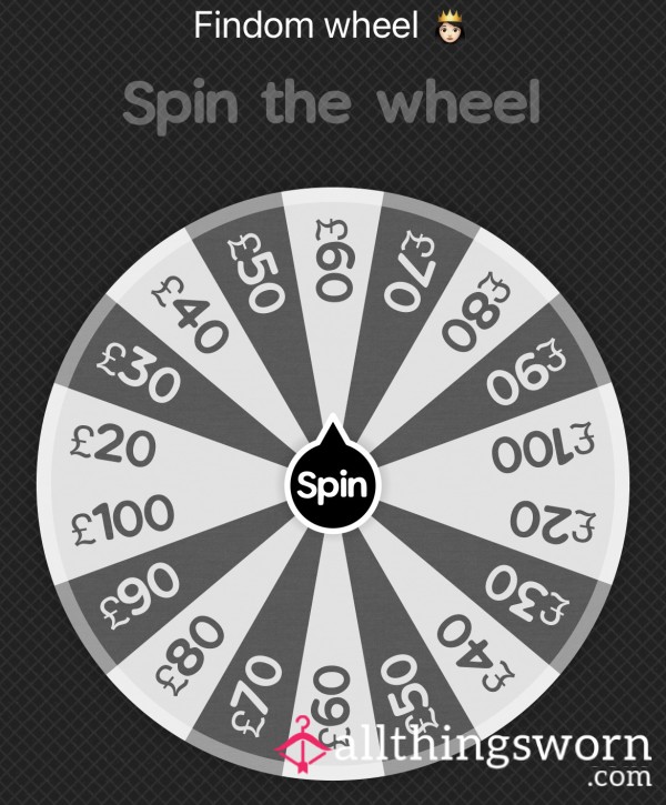 Lady Estrella’s Findom Wheel 👸🏻