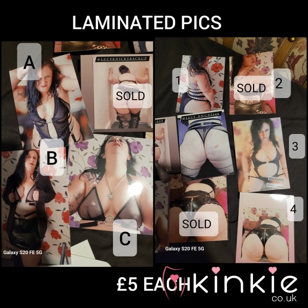 Laminated Pictures ( Wipe Clean )