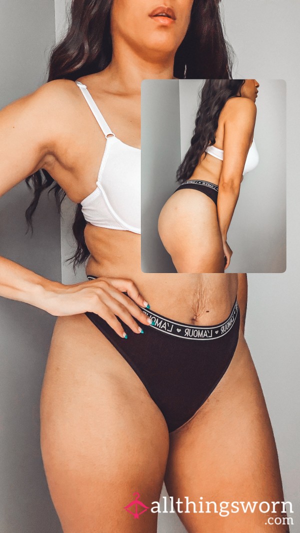 L’Amour Ribbed Thong