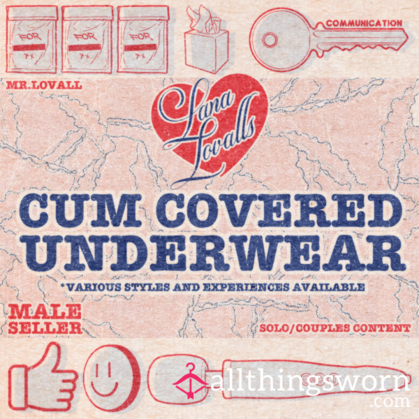 Lana Lovalls C*m Covered Underwear.