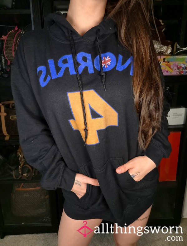 5 For $25❤️Landon Norris 4 Formula 1 Race Car Driver Oversized Black Hoodie Sweater Top