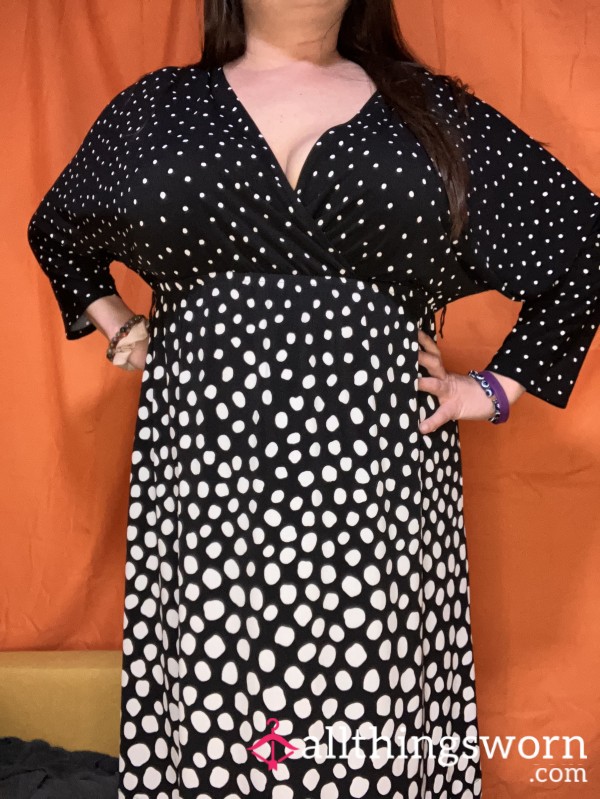 Lane Bryant Size 14/16 Polka Dot Dress