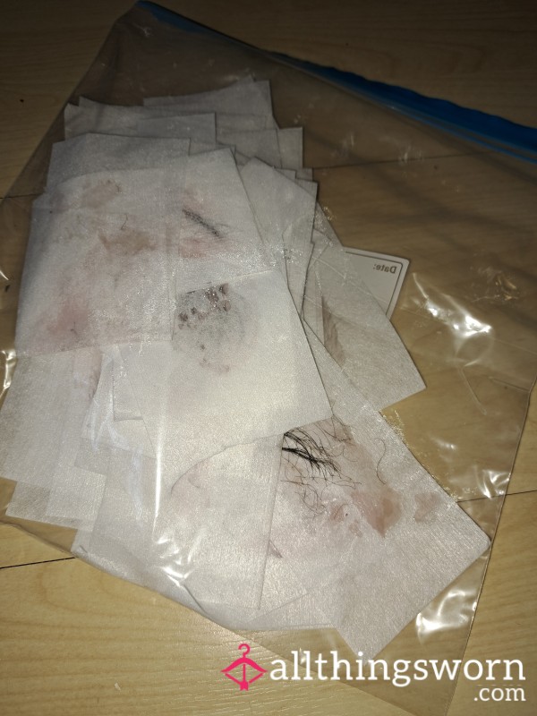 Large Bag Of My USED Wax Strips