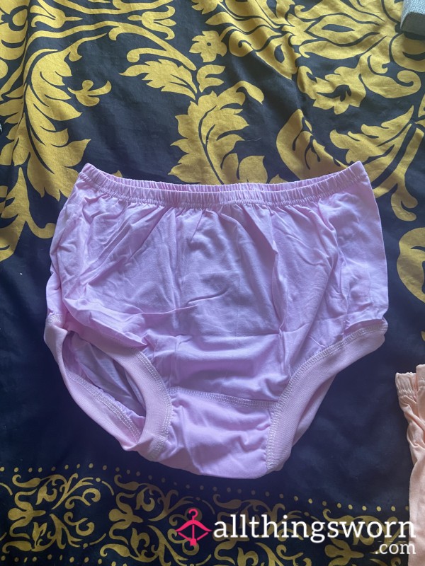 Large “granny” Panties Purple Cotton