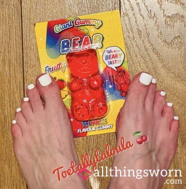 Large Gummy Bear Foot Crush