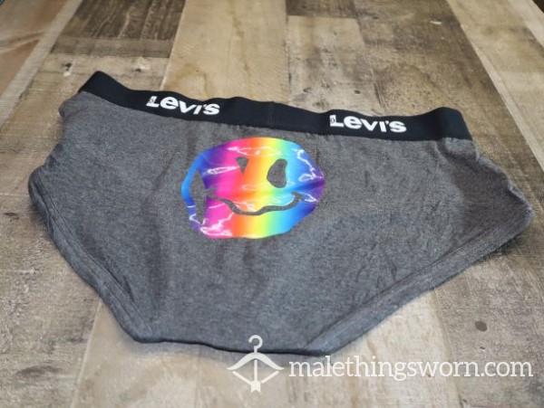 Large Hanes Briefs. Smile